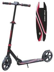 Classic scooter Schildkröt Funsports Street master Youth, width 460 mm, weight 4.5 kg, Black/Grey/Red