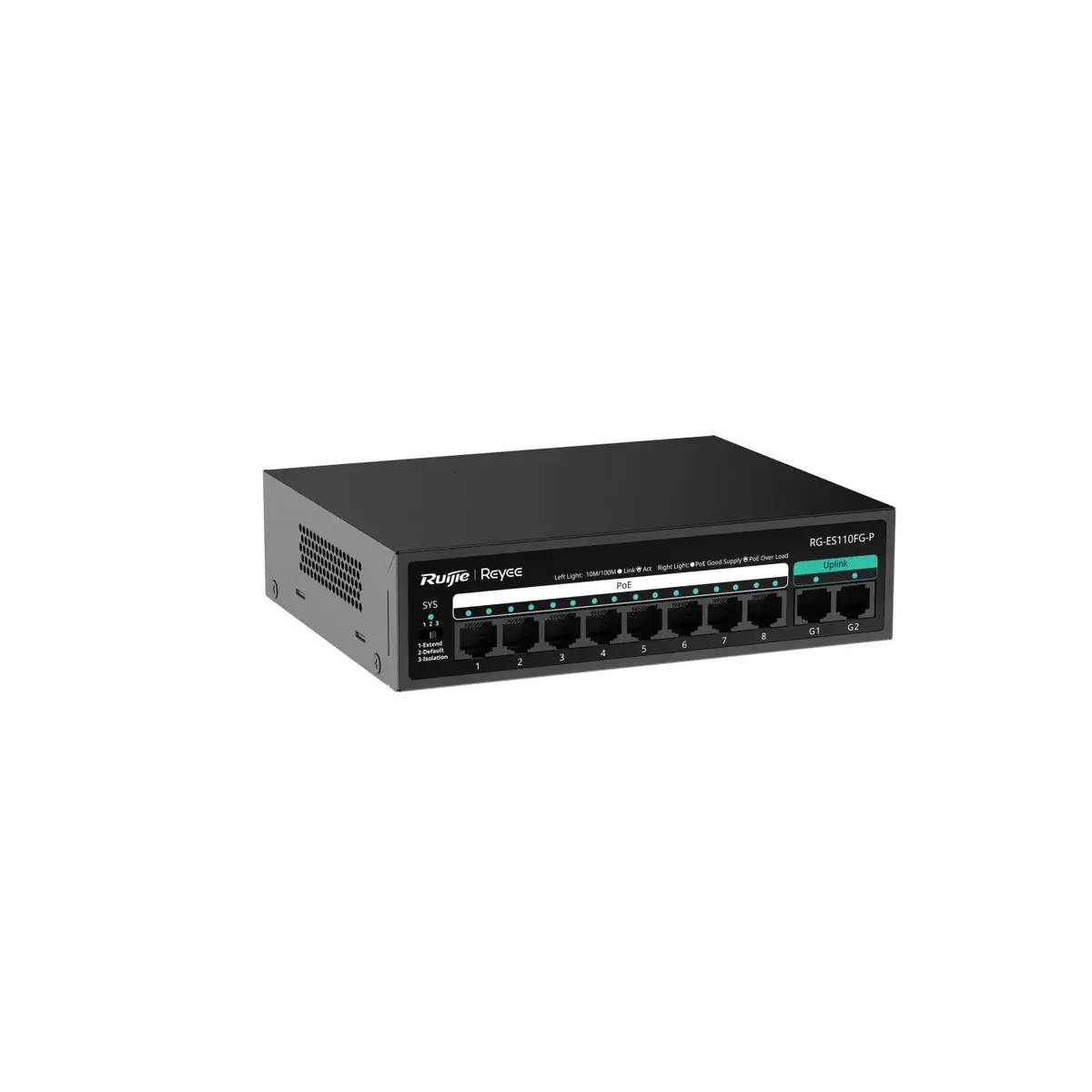 Reyee RG-ES110FG-P L2 неуправляемый PoE коммутатор Photo 2