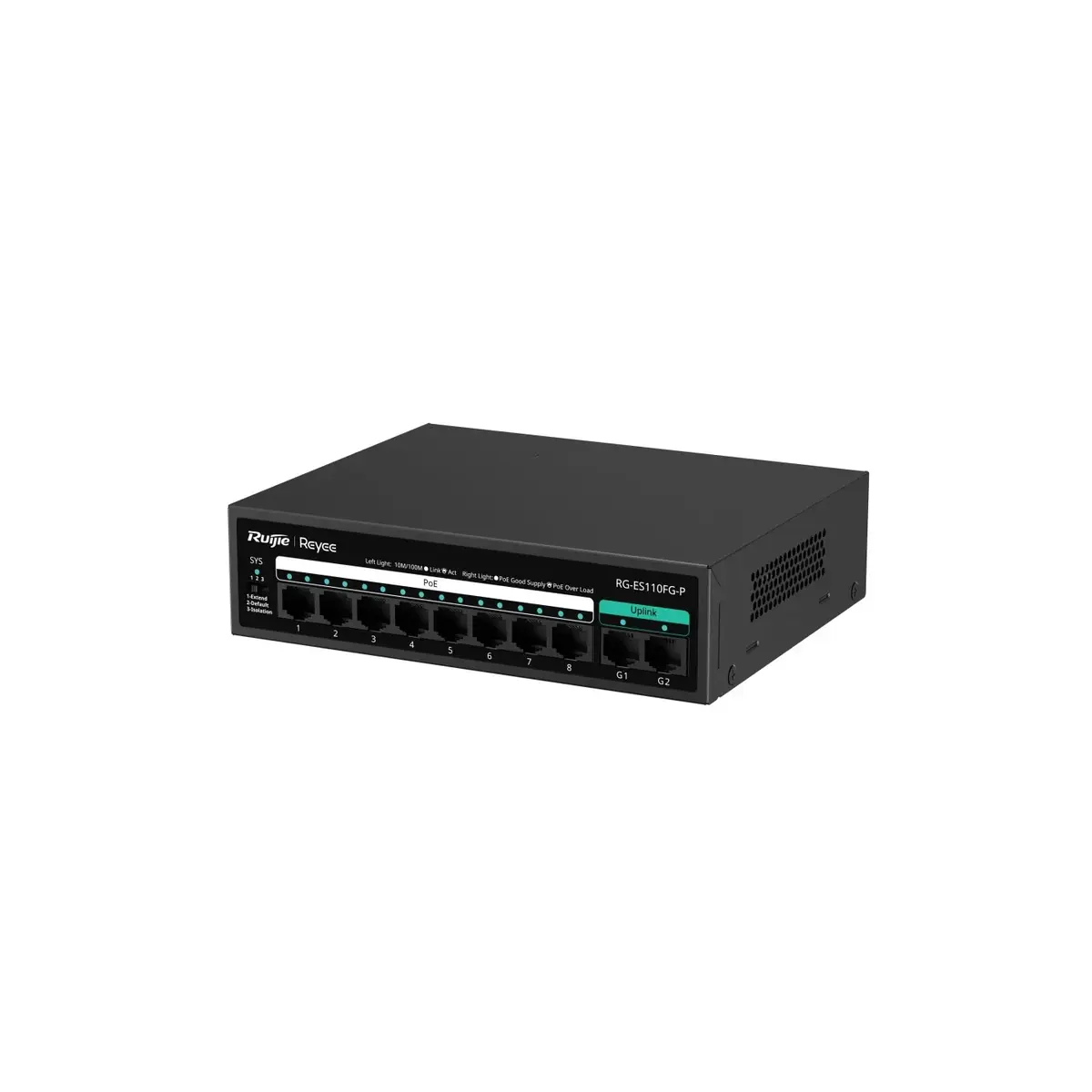Reyee RG-ES110FG-P L2 неуправляемый PoE коммутатор Photo 3