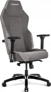Spēļu krēsls Quersus VAOS.2.5 Moon Graphite — ergonomisks sacīkšu tipa sēdeklis, regulējami roku balsti, atgāžama atzveltne