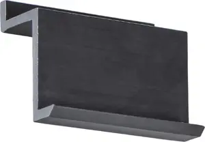 Terminal clamp ELEMENTUM H=35 mm L=50 mm black