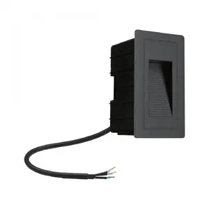 Outdoor wall light Paulmann 94382, black aluminium, fixed LED, 1 lamp, 230V, 103×58×62 mm