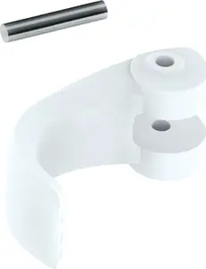 Leki replacement strap clamp Klamra + / 2 / 2+ 16/14 mm white (single piece)