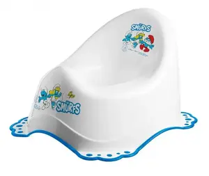Potty Maltex The Smurfs with Non-slip Rubber Rings, Children's Training Toilet, model Ż-MAL-NO-03-01