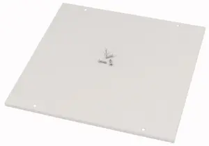 Tērauda montāžas plāksne Eaton XLST563, skrūvju stiprinājums, pelēka, 600×300×15 mm