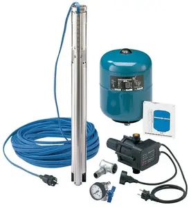 Ienirstošā sūknis GRUNDFOS SQ 3-40 230V 0.63 kW ar 30 m kabeli (hidrofora komplekts)