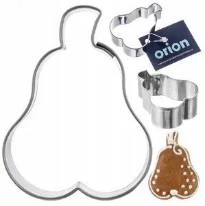 Cookie cutter Lumarko pear-shaped stainless steel 4.5 cm