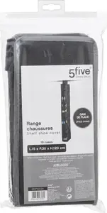 Wall-Mounted Shoe Cabinet 5_five model 216724124, black — hanging storage for shoes and clothes