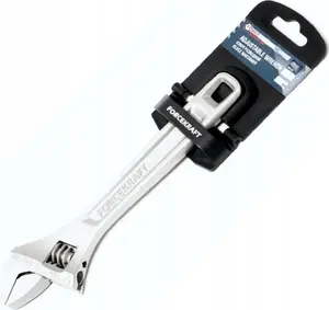 Adjustable Wrench Forcekraft Profi CRV 8" (200mm) – chrome vanadium adjustable spanner