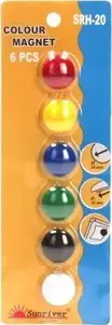 Magnetic Fishing Float ARGO Magnesy 20 mm red, pack of 6