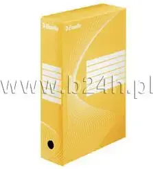Archive box ESSELTE BOX 100 yellow — archival storage box 128423