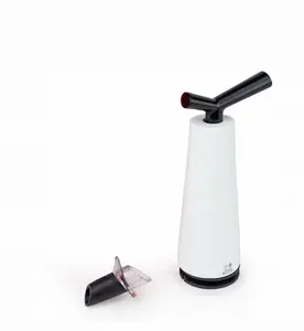 Wine opener and pourer PEUGEOT Vigne with corkscrew and drip-free pourer
