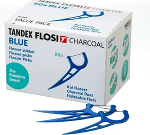 Межзубные ершики Tandex Floser с углеродной нитью — 80 шт.