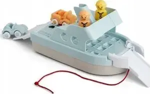 Viking Toys ECOLINE Jumbo — игрушечная лодка с 2 машинками и 2 фигурками