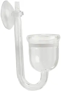 CO2 Diffuser Aqua Nova TN-44711 transparent glass 20 mm for aquarium gas injection