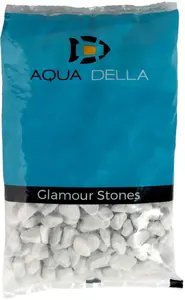 Akvārija grants AQUA DELLA Gravel Carrara White 12–16 mm, 2 kg