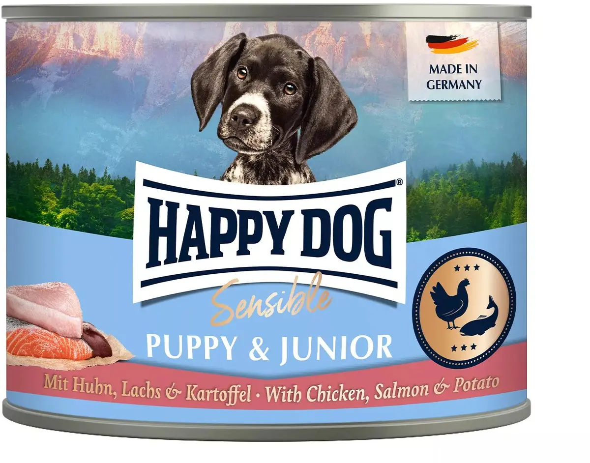 Barība kucēniem Happy Dog Sensible Puppy