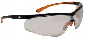 Protective Safety Glasses MCR Safety Marazion BH-SP5001AEC2CA — Tinted UV Lenses, Black‑Orange Frame