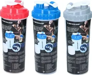 Sports Shaker Bottle DUNLOP 550 ml with Flip Cap (blue)