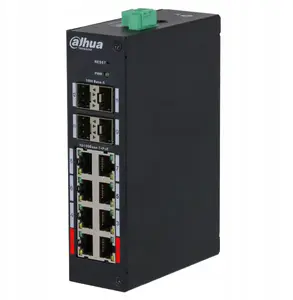Network Switch DAHUA HS4412-8ET-120 8-Port PoE with 4 SFP Slots
