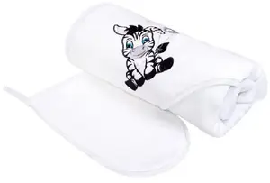 Bath Hooded Towel MimiNu Luxury Zebra – baby bath towel with hood, 100% cotton (EAN 8596164016800)