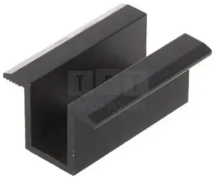 Mounting middle clamp WattPower PV-KSU/50/B for solar panels — universal central clamp, black