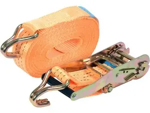 Tie-down strap YATO 82408 — metal buckle, 3000 daN clamping force, 1 cm × 5 cm, pack of 2