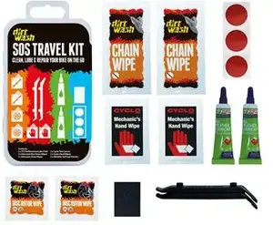 WELDTITE cleaning and repair travel kit WLD-01040 — compact bicycle dirtwash and repair set