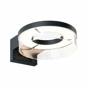 Outdoor wall light Paulmann 93111 LED 8 W anthracite aluminium 231×103 mm