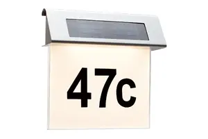 Outdoor wall light Paulmann 937.65 — stainless steel, LED 0.2W, 230×60×220 mm