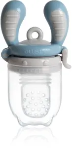 Детская кормушка No name модель 160350AZ (medium) Azure — с сеткой/соской для введения твердой пищи с 4 месяцев