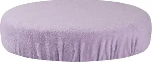 Bathroom Stool Cover Activeshop Pokrowiec Frotte — terry fabric purple, model 100389