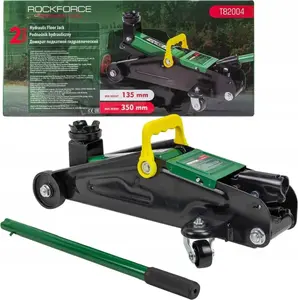 Гидравлический подкатной домкрат Rockforce RF-T82004, грузоподъёмность 2 т, min 135 мм, max 350 мм