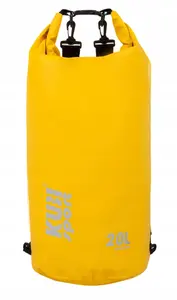 Waterproof Dry Bag Springos Kubisport 20 L – roll-top boat and kayak storage, yellow