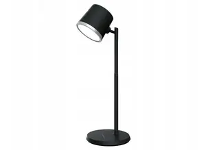 Galda lampa Svensson LXBL1005C melna — darba apgaismojums, kompakts dizains