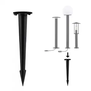 Spike outdoor ground light Paulmann 946.95 — anthracite metal, Ø 10.2 cm, H 400 mm