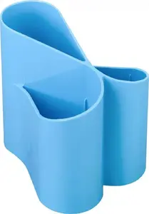 Desk Organizer ICO Lux, light blue — pen holder and small storage