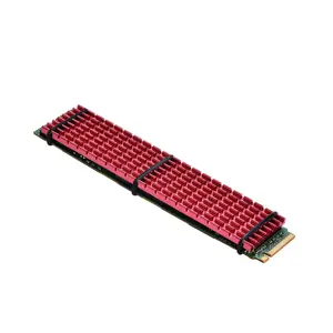 Радиатор/теплоотвод Gelid SubZero для M.2 SSD, 20×100×3 мм, 12 Вт/м·К, красный