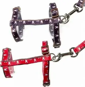 Harness Duvo+ Rabbit Face for rabbit, adjustable 25–45 cm neck / 120 cm chest, 10 mm width
