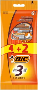 Safety Razor Blades BIC disposable razor pack, 6 pcs (import from Germany)
