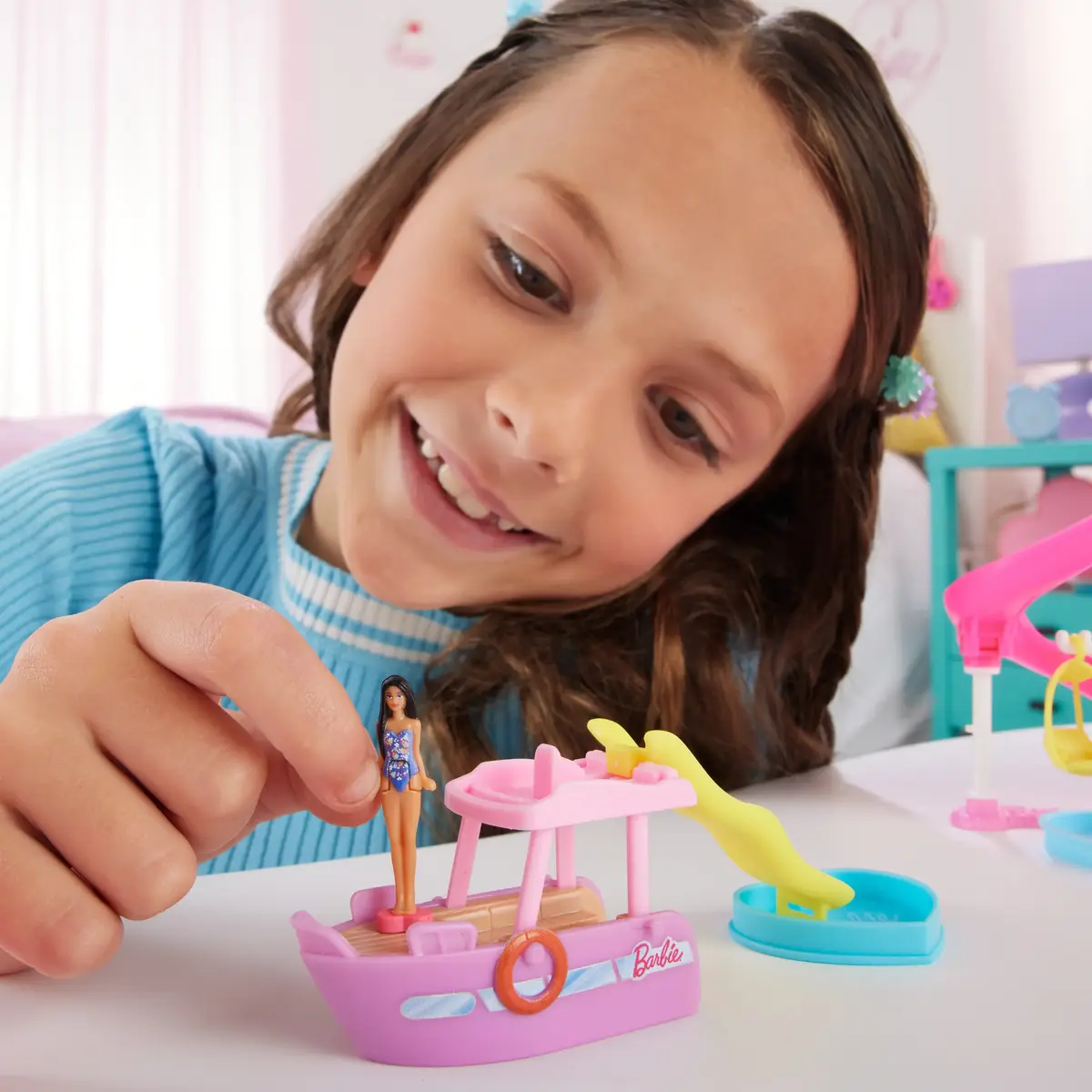 BARBIE Mini BarbieLand rotaļu komplekts ar 1,5" lelli Photo 2