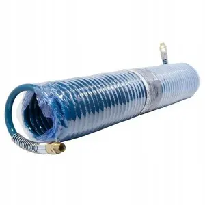 Spiral PU Pneumatic Hose Forsage 12x18 mm 15 m with Quick Connectors