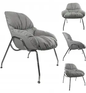 Upholstered Armchair Nuforma PIKOWANY gray - model 04K D-009Miekki