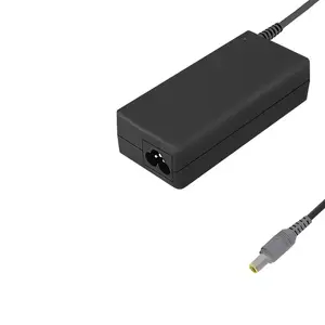 Сетевой адаптер QOLTEC 50013.65W для ноутбуков, для использования в помещении, 100–240 В, черный