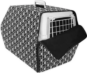 Pet carrier bag Chaba CHABA OCIEPLACZ NA TRANS.2/BLACK FASHION 60x39x34cm insulated travel carrier