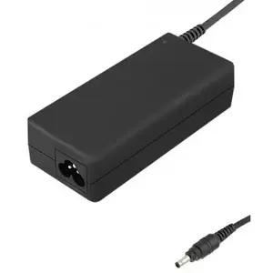 Сетевой адаптер QOLTEC 50015.60W для ноутбуков — для внутреннего использования, вход 100–240 В, разъём 5.5×3.5+pin, 1 AC, чёрный