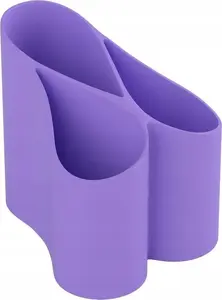 Desk organizer ICO Lux by ICO, pastel purple — desktop caddy for pens, stationery, and accessories