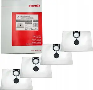 Vacuum Cleaner Bags starmix for FBV 45/78, microfibre, set of 4