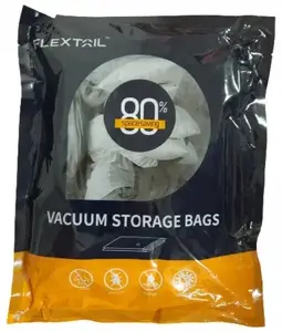 Vacuum storage bags (4-pack) S size — Usorteret VBAGS-WT-I, reusable space-saving bags