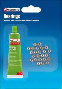 Grease tube WELDTITE TF2 All Purpose Lithium Grease 40 g with 24 bearing balls WLD-06175